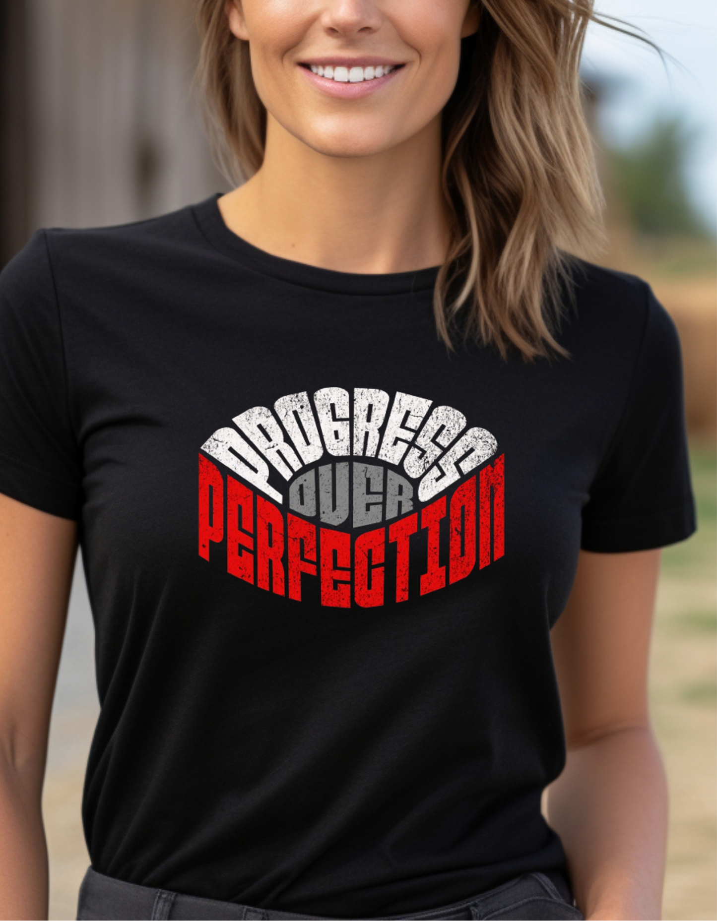 Progress Over Perfection-T Shirt Women