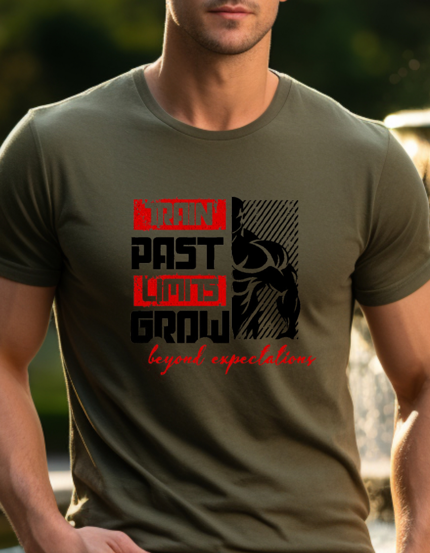 Train Past limits Grow Beyond Expectation-T Shirt